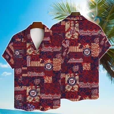 MLB Washington Nationals Hawaiian Shirt Aloha Summer Beach Gift
