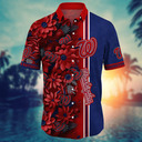 MLB Washington Nationals Hawaiian Shirt Flowers Pattern Trendy Summer Gift