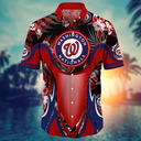 MLB Washington Nationals Hawaiian Shirt Beach Gift For Baseball Fans