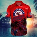 Vintage Aloha MLB Washington Nationals Hawaiian Shirt Palm Trees Pattern Vintage Aloha MLB Washington Nationals Hawaiian Shirt Palm Trees Pattern