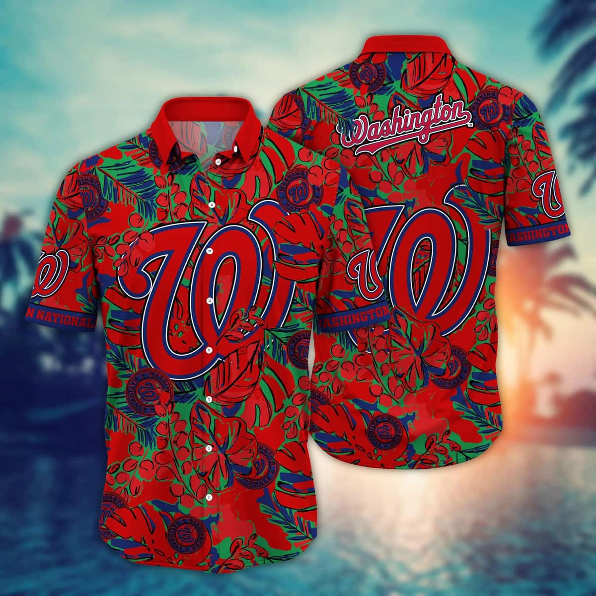 Colorful Aloha MLB Washington Nationals Hawaiian Shirt Best Beach Gift Colorful Aloha MLB Washington Nationals Hawaiian Shirt Best Beach Gift