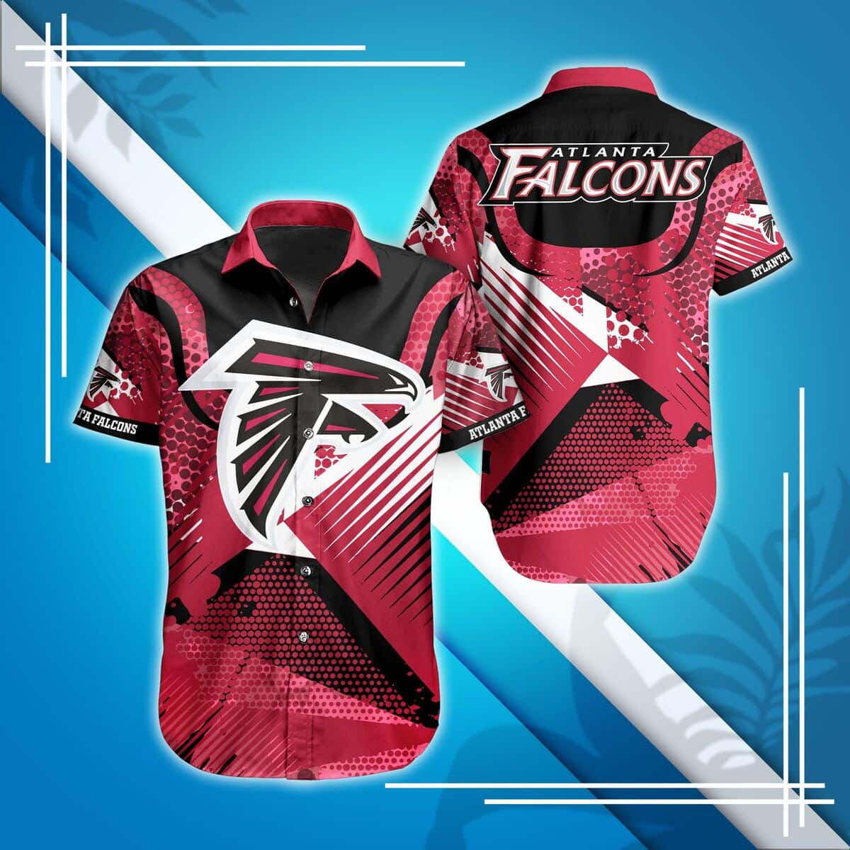 NFL Atlanta Falcons Hawaiian Shirt Summer Vacation Gift For Football Fans NFL Atlanta Falcons Hawaiian Shirt Summer Vacation Gift For Football Fans