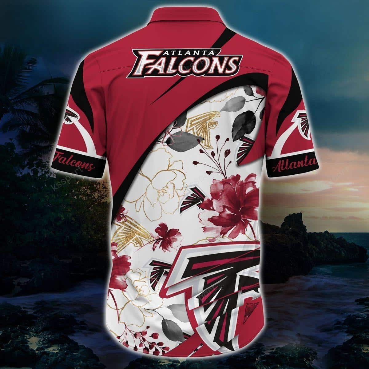 Beach Aloha NFL Atlanta Falcons Hawaiian Shirt Summer Gift For Friend Beach Aloha NFL Atlanta Falcons Hawaiian Shirt Summer Gift For Friend