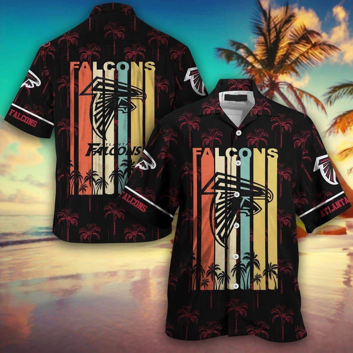 Retro Aloha NFL Atlanta Falcons Hawaiian Shirt Summer Beach Gift Retro Aloha NFL Atlanta Falcons Hawaiian Shirt Summer Beach Gift