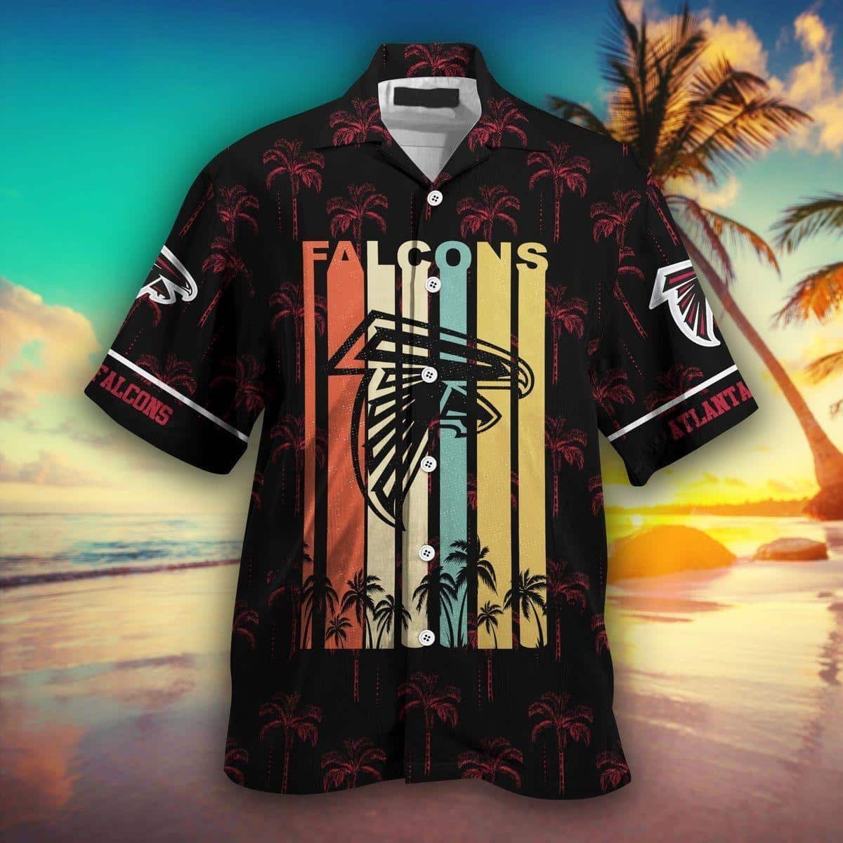 Retro Aloha NFL Atlanta Falcons Hawaiian Shirt Summer Beach Gift Retro Aloha NFL Atlanta Falcons Hawaiian Shirt Summer Beach Gift