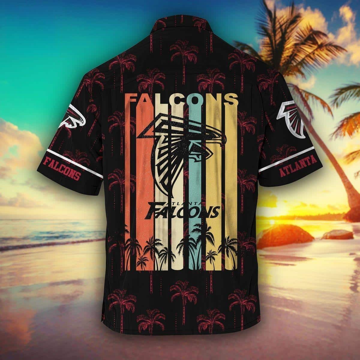 Retro Aloha NFL Atlanta Falcons Hawaiian Shirt Summer Beach Gift Retro Aloha NFL Atlanta Falcons Hawaiian Shirt Summer Beach Gift