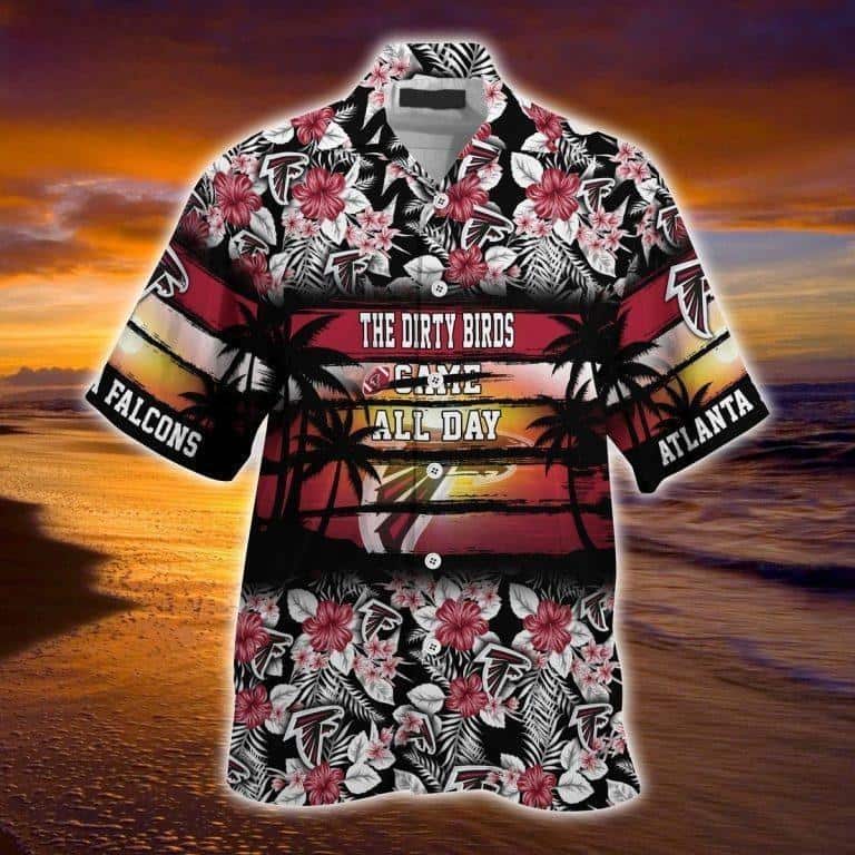 Floral Aloha NFL Atlanta Falcons Hawaiian Shirt The Dirty Birds Came All Day Floral Aloha NFL Atlanta Falcons Hawaiian Shirt The Dirty Birds Came All Day