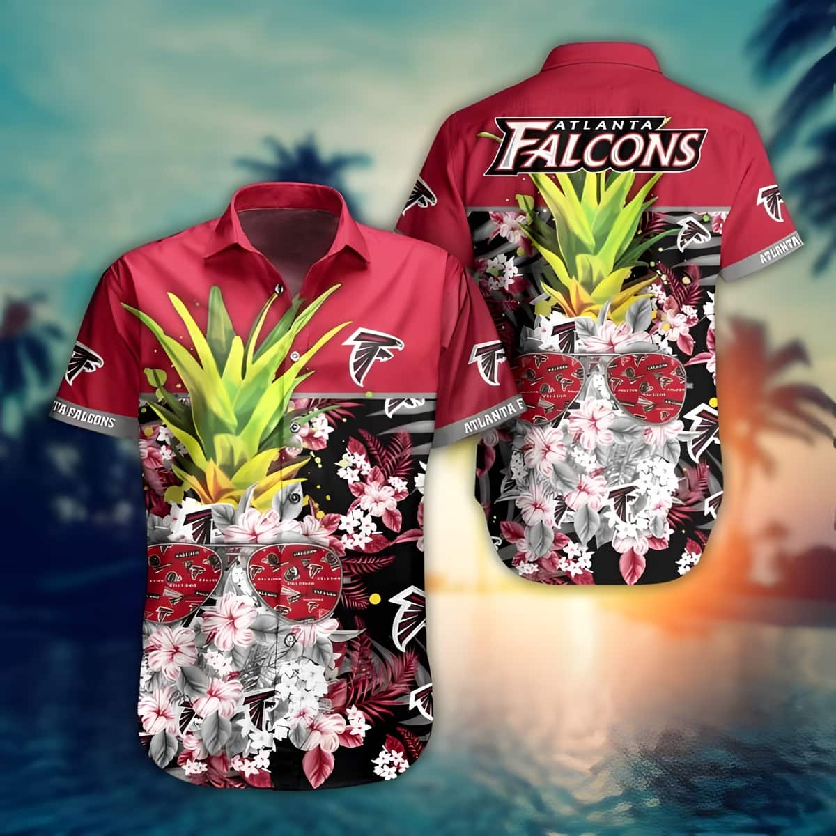 NFL Atlanta Falcons Hawaiian Shirt Cool Pineapple Trendy Summer Gift NFL Atlanta Falcons Hawaiian Shirt Cool Pineapple Trendy Summer Gift