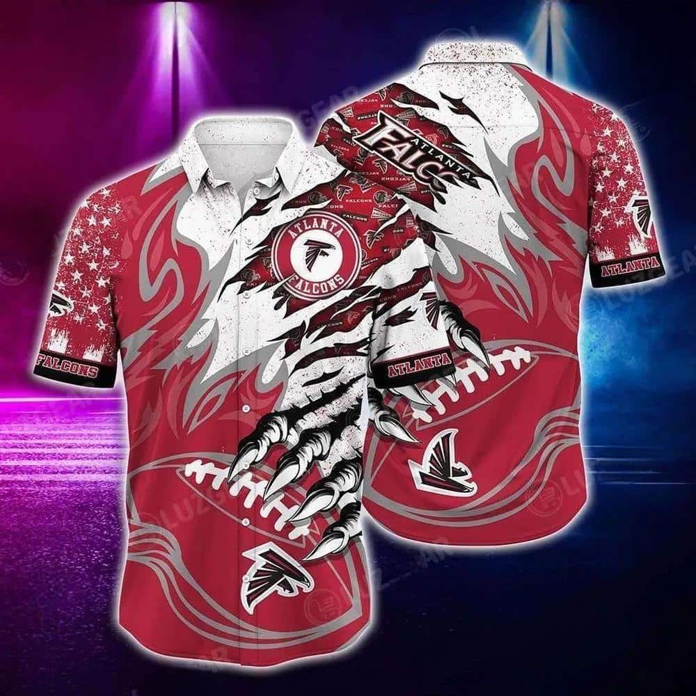 NFL Atlanta Falcons Hawaiian Shirt Beach Gift For Dad NFL Atlanta Falcons Hawaiian Shirt Beach Gift For Dad