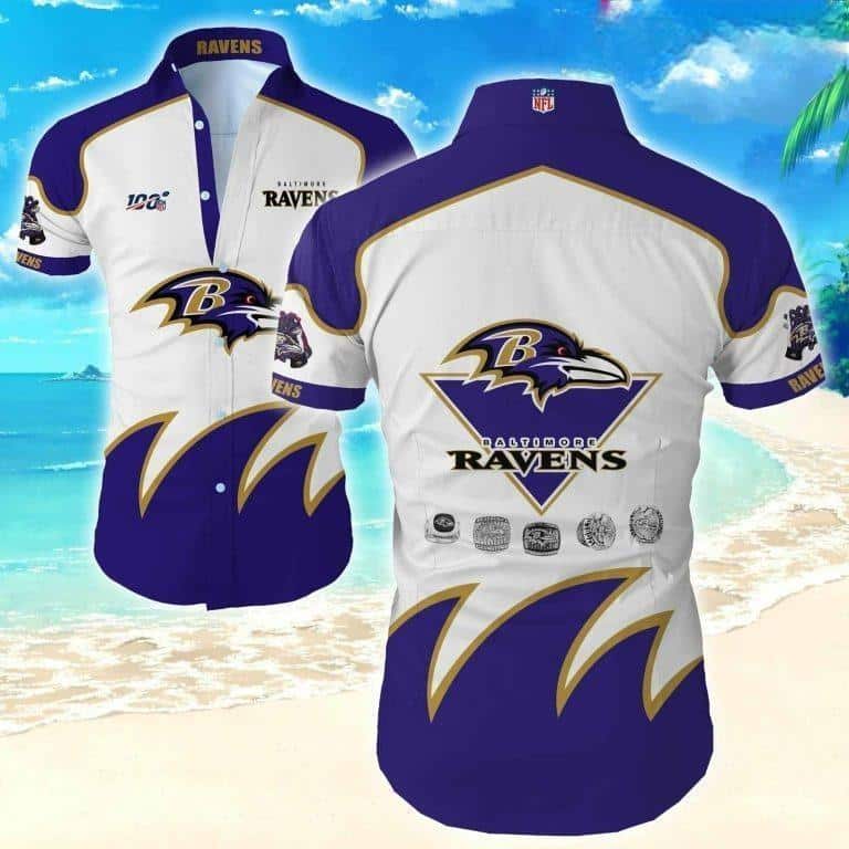 NFL Baltimore Ravens Hawaiian Shirt Summer Gift For Friend NFL Baltimore Ravens Hawaiian Shirt Summer Gift For Friend