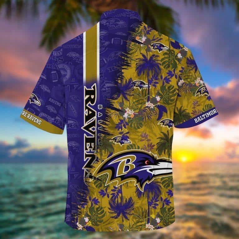 NFL Baltimore Ravens Hawaiian Shirt Beach Aloha Gift For Football Players NFL Baltimore Ravens Hawaiian Shirt Beach Aloha Gift For Football Players