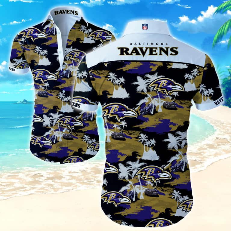 Summer Aloha NFL Baltimore Ravens Hawaiian Shirt Gift For Beach Trip Summer Aloha NFL Baltimore Ravens Hawaiian Shirt Gift For Beach Trip