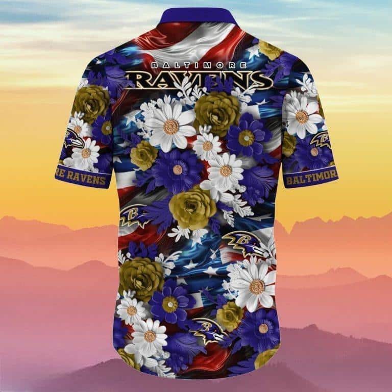 Floral Aloha NFL Baltimore Ravens Hawaiian Shirt Gift For Beach Vacation Floral Aloha NFL Baltimore Ravens Hawaiian Shirt Gift For Beach Vacation