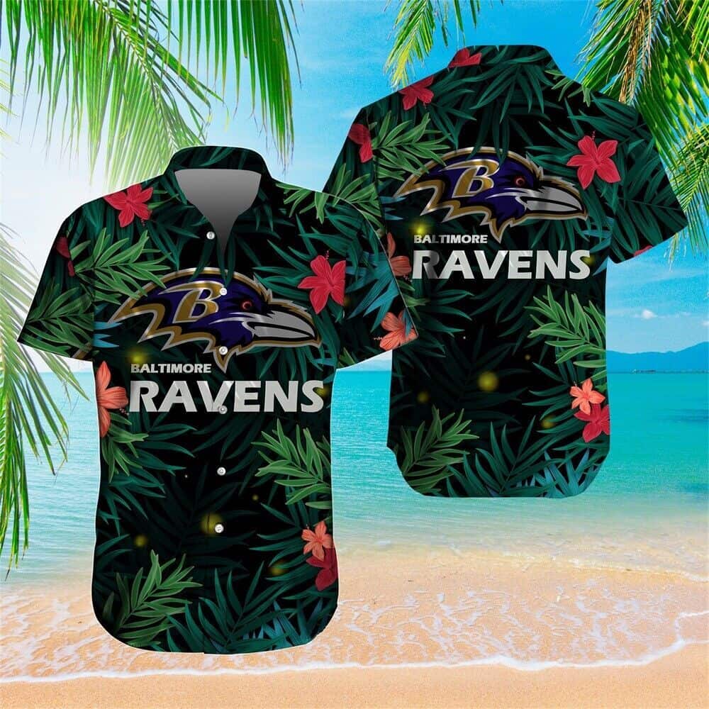 Aloha NFL Baltimore Ravens Hawaiian Shirt Gift For Football Fans Aloha NFL Baltimore Ravens Hawaiian Shirt Gift For Football Fans