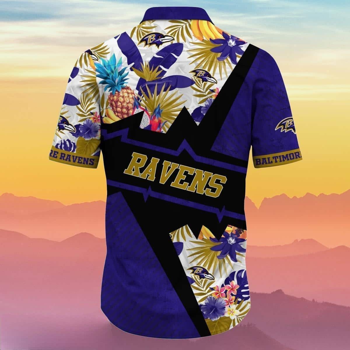 NFL Baltimore Ravens Hawaiian Shirt Practical Beach Gift For Him NFL Baltimore Ravens Hawaiian Shirt Practical Beach Gift For Him