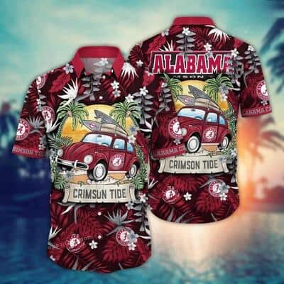 Summer Aloha NCAA Alabama Crimson Tide Hawaiian Shirt Gift For Football Fans Summer Aloha NCAA Alabama Crimson Tide Hawaiian Shirt Gift For Football Fans