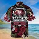 NCAA Alabama Crimson Tide Hawaiian Shirt If This Flag Offends You Tropical Aloha NCAA Alabama Crimson Tide Hawaiian Shirt If This Flag Offends You Tropical Aloha