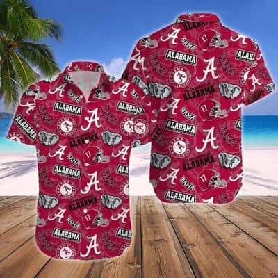 NCAA Alabama Crimson Tide Hawaiian Shirt Best Gift For College Football Fans