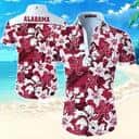Floral Aloha NCAA Alabama Crimson Tide Hawaiian Shirt For Summer Lovers