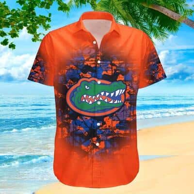 NCAA Florida Gators Hawaiian Shirt Camouflage Best Beach Gift