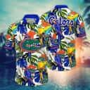 NCAA Florida Gators Hawaiian Shirt Tropical Birds And Palm Leaves Best Beach Gift
