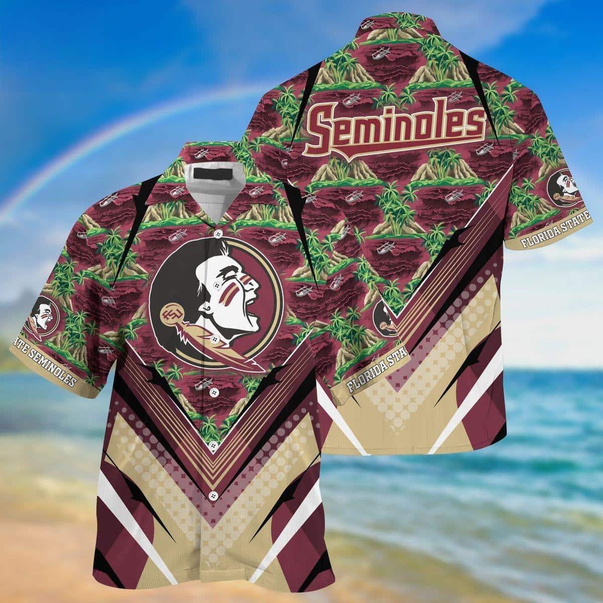 NCAA Florida State Seminoles Hawaiian Shirt Beach Gift For Him NCAA Florida State Seminoles Hawaiian Shirt Beach Gift For Him