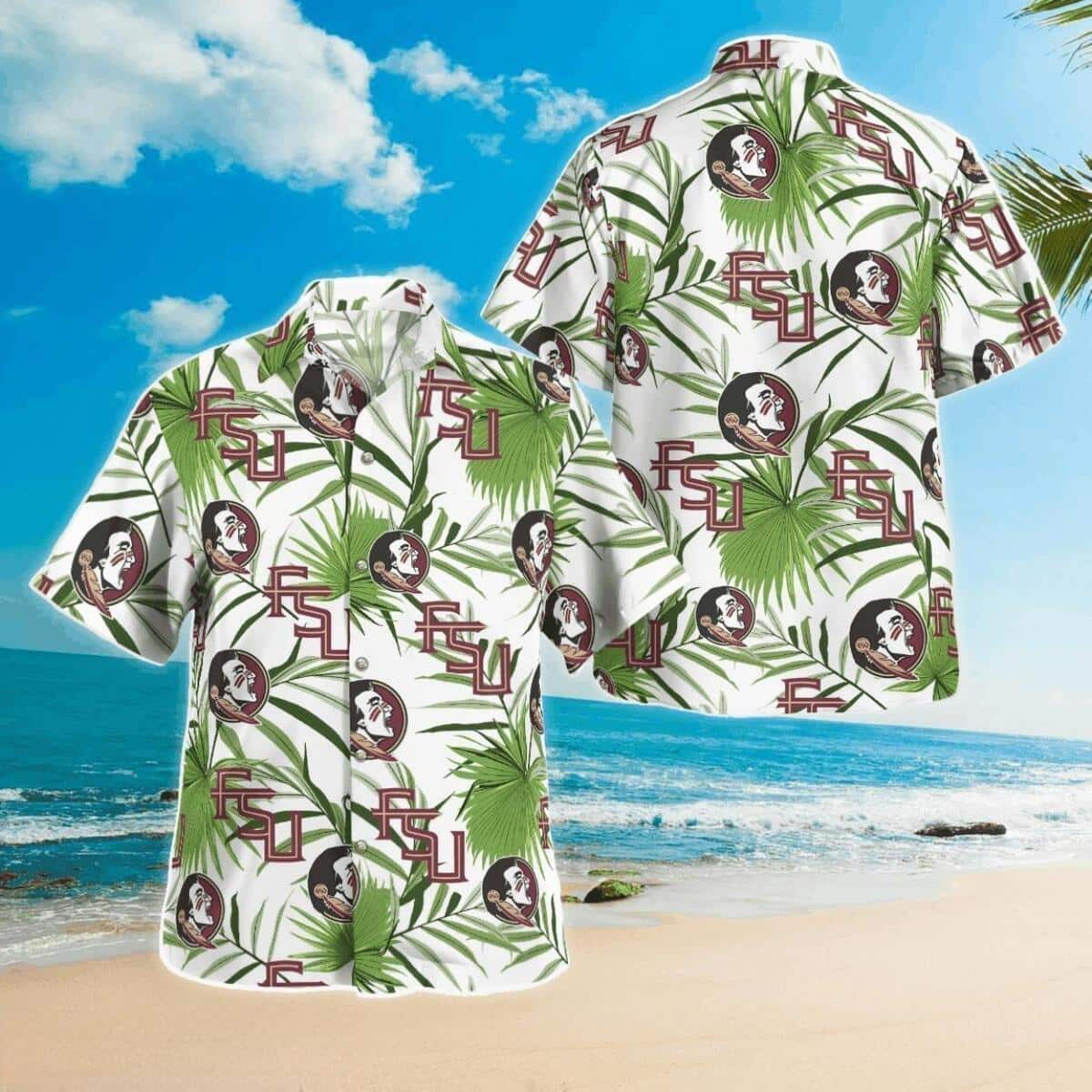 Summer Aloha NCAA Florida State Seminoles Hawaiian Shirt Beach Gift For Dad