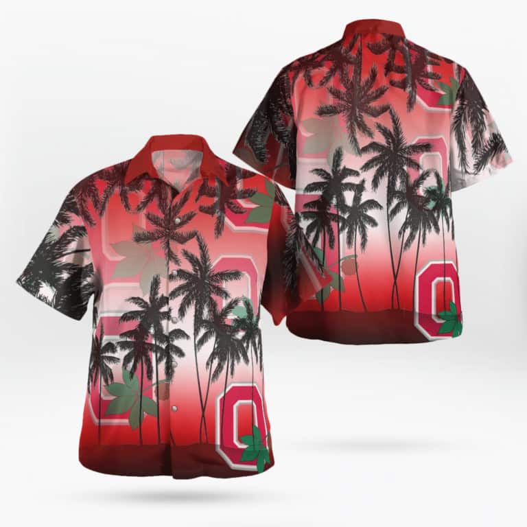 Summer Aloha NCAA Ohio State Buckeyes Hawaiian Shirt Beach Gift For Friend Summer Aloha NCAA Ohio State Buckeyes Hawaiian Shirt Beach Gift For Friend
