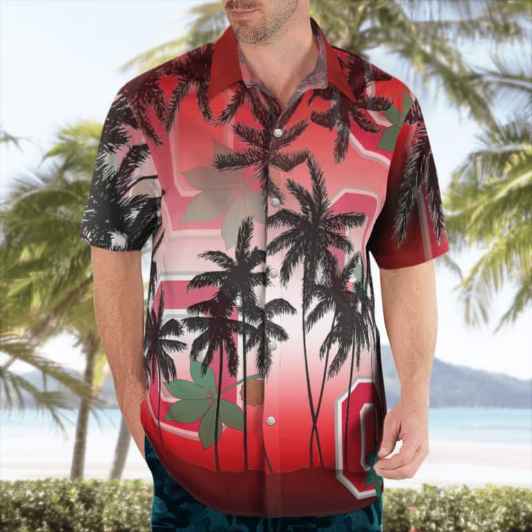 Summer Aloha NCAA Ohio State Buckeyes Hawaiian Shirt Beach Gift For Friend Summer Aloha NCAA Ohio State Buckeyes Hawaiian Shirt Beach Gift For Friend
