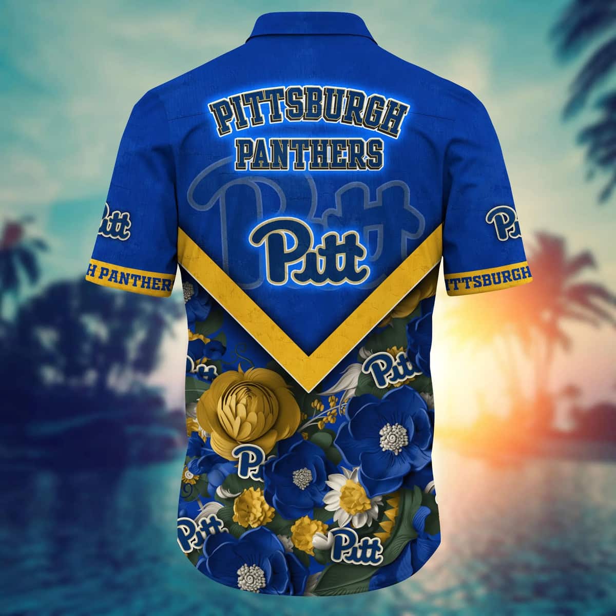 NCAA Pitt Panthers Hawaiian Shirt Gift For Beach Vacation NCAA Pitt Panthers Hawaiian Shirt Gift For Beach Vacation