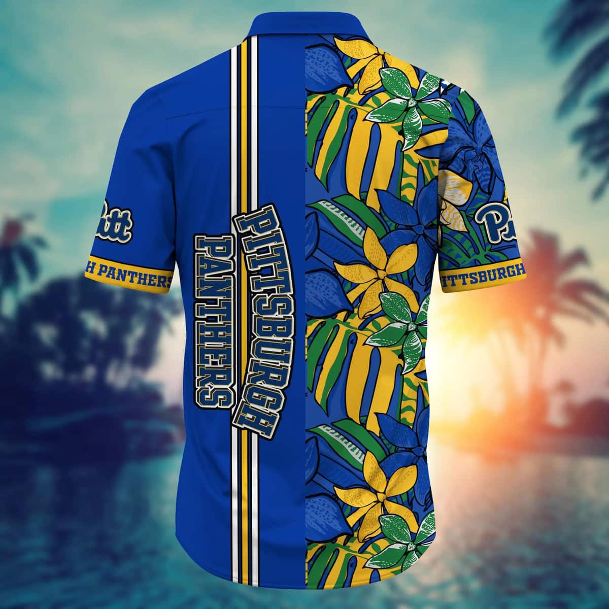 NCAA Pitt Panthers Hawaiian Shirt Summer Aloha Gift For Beach Vacation NCAA Pitt Panthers Hawaiian Shirt Summer Aloha Gift For Beach Vacation