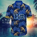 NCAA Pitt Panthers Hawaiian Shirt Palm Leaves Trendy Summer Gift