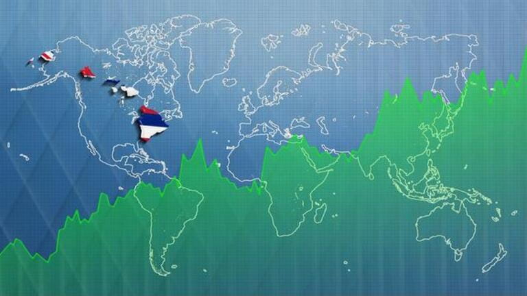 Map of Hawaii, financial success, economy growth