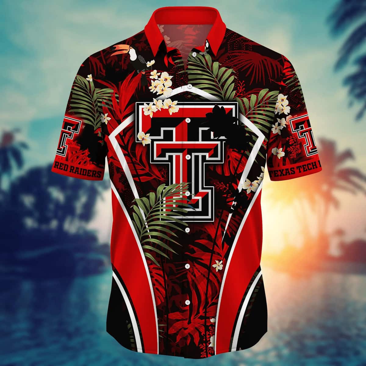 Tropical Aloha NCAA Texas Tech Hawaiian Shirt Trendy Summer Gift Tropical Aloha NCAA Texas Tech Hawaiian Shirt Trendy Summer Gift