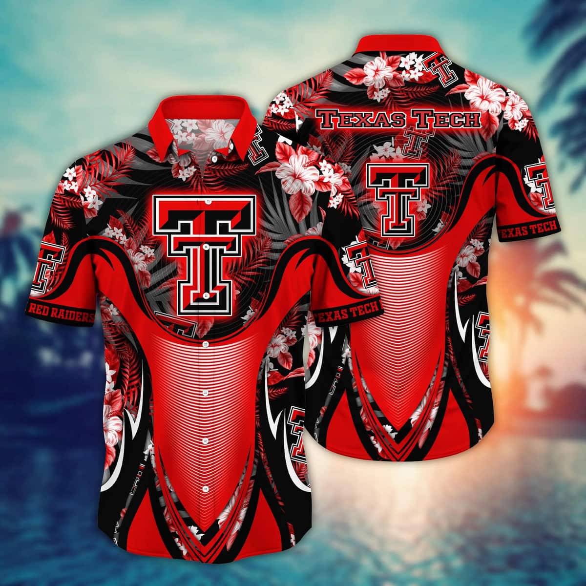 NCAA Texas Tech Hawaiian Shirt Gift For Beach Vacation NCAA Texas Tech Hawaiian Shirt Gift For Beach Vacation