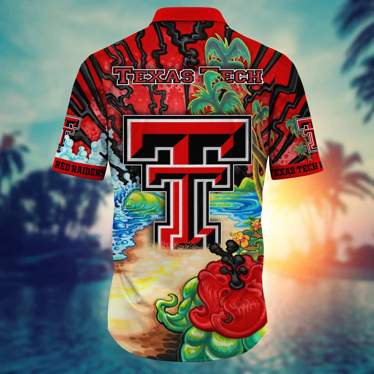 NCAA Texas Tech Hawaiian Shirt Summer Gift For Friend NCAA Texas Tech Hawaiian Shirt Summer Gift For Friend