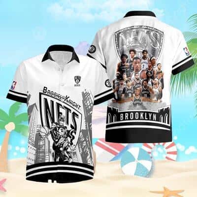 NBA Brooklyn Nets Hawaiian Shirt Gift For Basketball Fans NBA Brooklyn Nets Hawaiian Shirt Gift For Basketball Fans