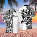 NBA Brooklyn Nets Hawaiian Shirt Tropical Pattern Beach Lovers Gift NBA Brooklyn Nets Hawaiian Shirt Tropical Pattern Beach Lovers Gift