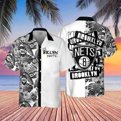 NBA Brooklyn Nets Hawaiian Shirt Tropical Pattern Beach Lovers Gift NBA Brooklyn Nets Hawaiian Shirt Tropical Pattern Beach Lovers Gift