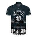 Vintage Aloha NBA Brooklyn Nets Hawaiian Shirt Beach Vacation Gift