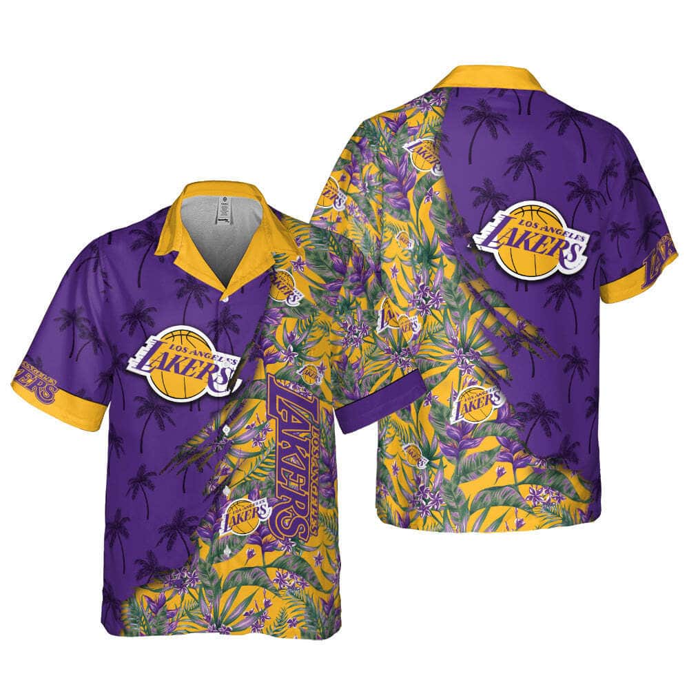 Aloha NBA Los Angeles Lakers Hawaiian Shirt Gift For Basketball Fans Aloha NBA Los Angeles Lakers Hawaiian Shirt Gift For Basketball Fans