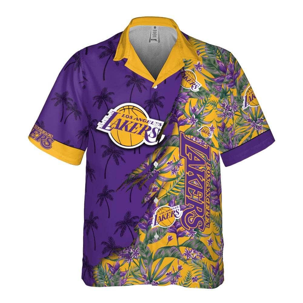 Aloha NBA Los Angeles Lakers Hawaiian Shirt Gift For Basketball Fans Aloha NBA Los Angeles Lakers Hawaiian Shirt Gift For Basketball Fans