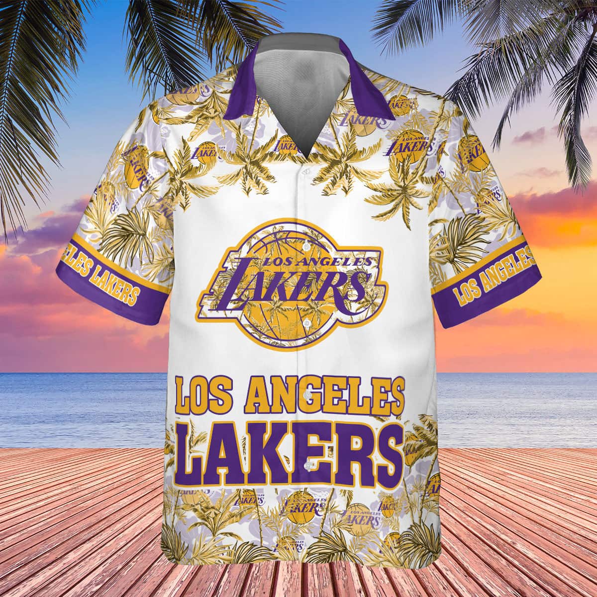 Vintage Aloha NBA Los Angeles Lakers Hawaiian Shirt Beach Lovers Gift Vintage Aloha NBA Los Angeles Lakers Hawaiian Shirt Beach Lovers Gift