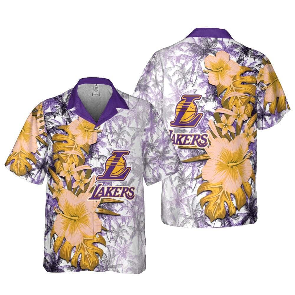 Summer Aloha NBA Los Angeles Lakers Hawaiian Shirt Best Basketball Gift Summer Aloha NBA Los Angeles Lakers Hawaiian Shirt Best Basketball Gift