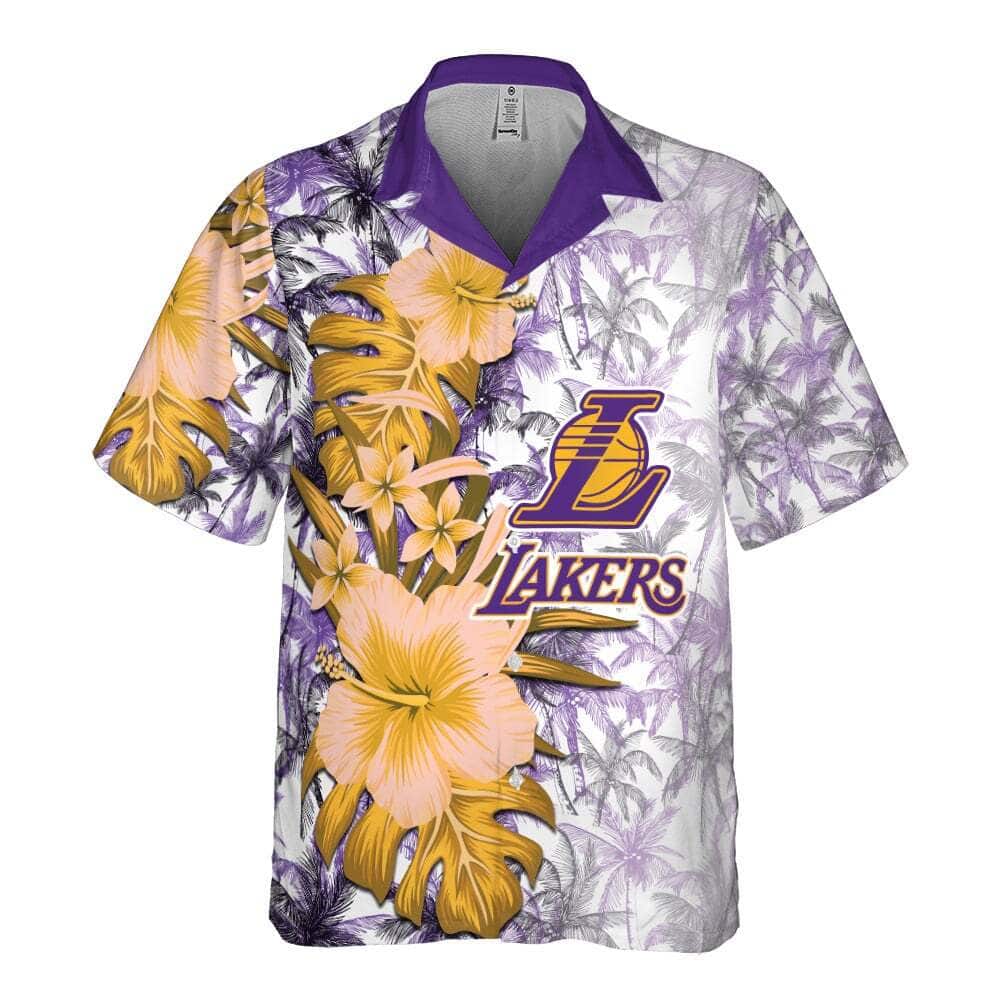 Summer Aloha NBA Los Angeles Lakers Hawaiian Shirt Best Basketball Gift Summer Aloha NBA Los Angeles Lakers Hawaiian Shirt Best Basketball Gift