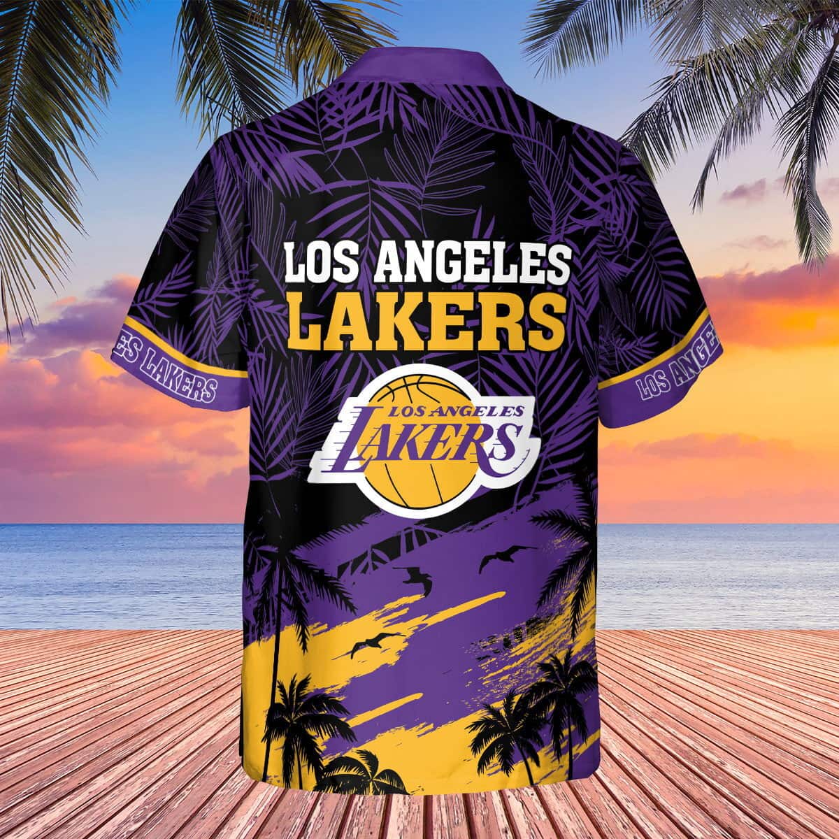 Vintage Aloha NBA Los Angeles Lakers Hawaiian Shirt Gift For Beach Trip Vintage Aloha NBA Los Angeles Lakers Hawaiian Shirt Gift For Beach Trip