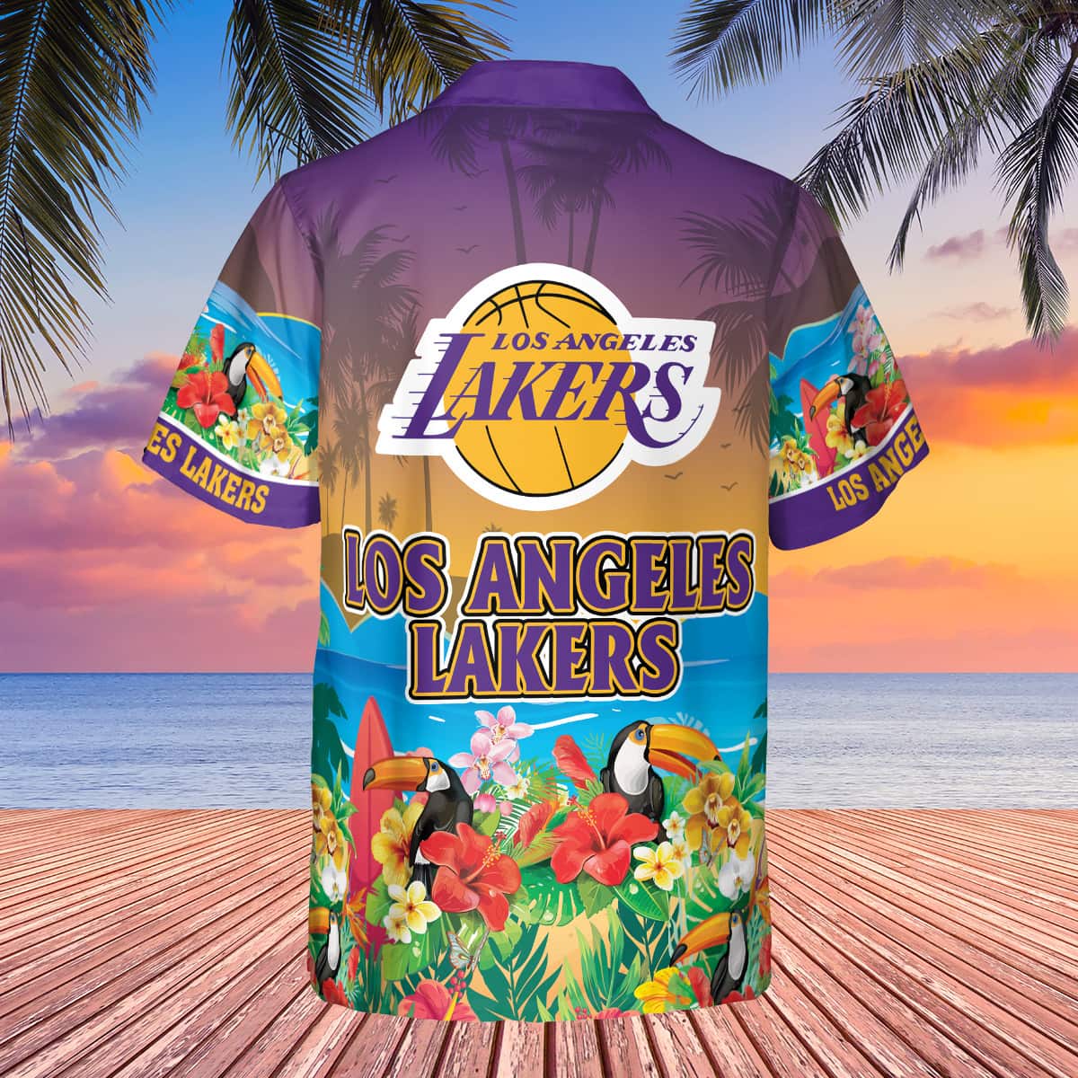 Summer Aloha NBA Los Angeles Lakers Hawaiian Shirt Trendy Summer Gift Summer Aloha NBA Los Angeles Lakers Hawaiian Shirt Trendy Summer Gift