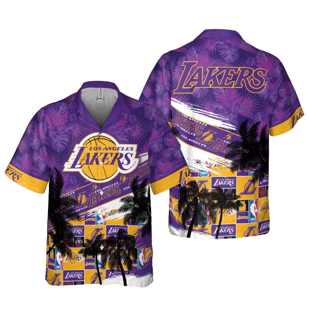 Vintage Aloha NBA Los Angeles Lakers Hawaiian Shirt Summer Beach Gift Vintage Aloha NBA Los Angeles Lakers Hawaiian Shirt Summer Beach Gift
