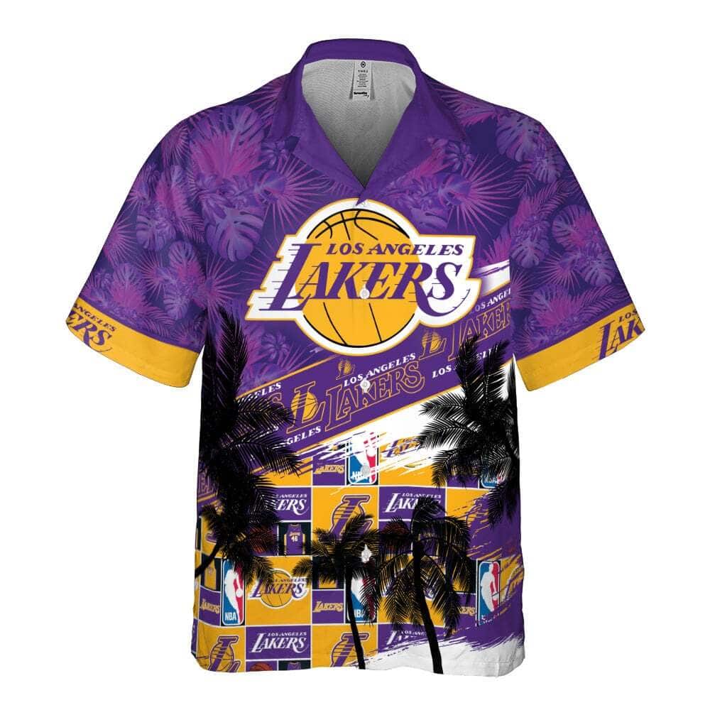 Vintage Aloha NBA Los Angeles Lakers Hawaiian Shirt Summer Beach Gift Vintage Aloha NBA Los Angeles Lakers Hawaiian Shirt Summer Beach Gift