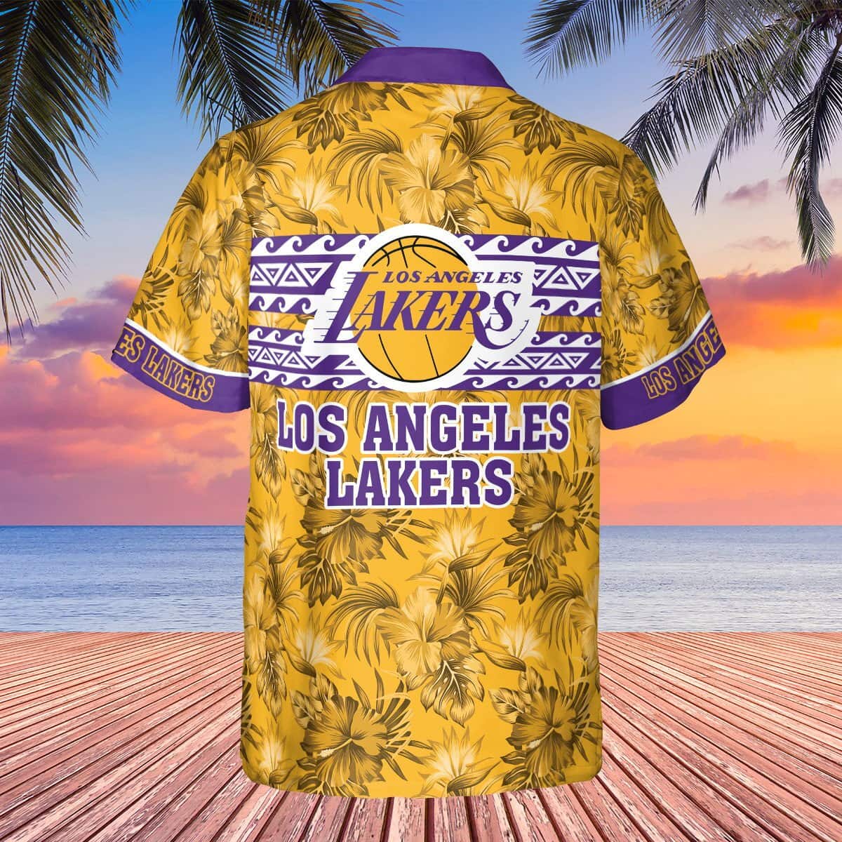 Tropical Aloha NBA Los Angeles Lakers Hawaiian Shirt Gift For Beach Trip Tropical Aloha NBA Los Angeles Lakers Hawaiian Shirt Gift For Beach Trip